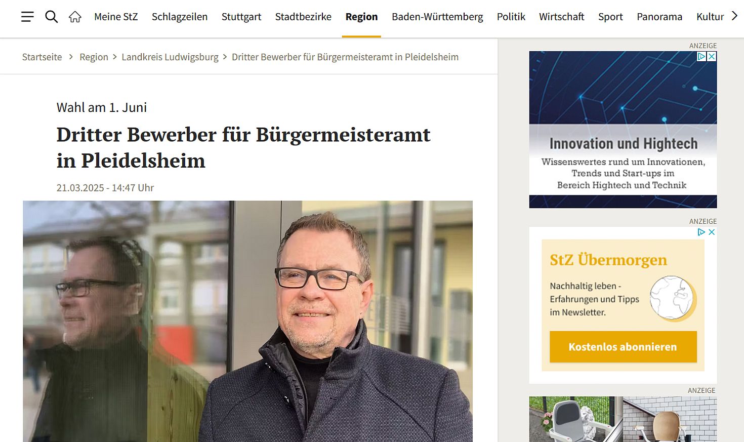 Stuttgarter Zeitung 21.03.2025