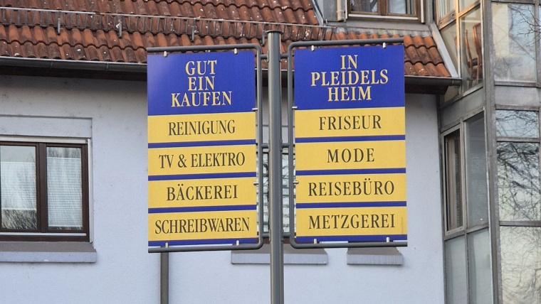 Einzelhandelsangebot Pleidelsheim