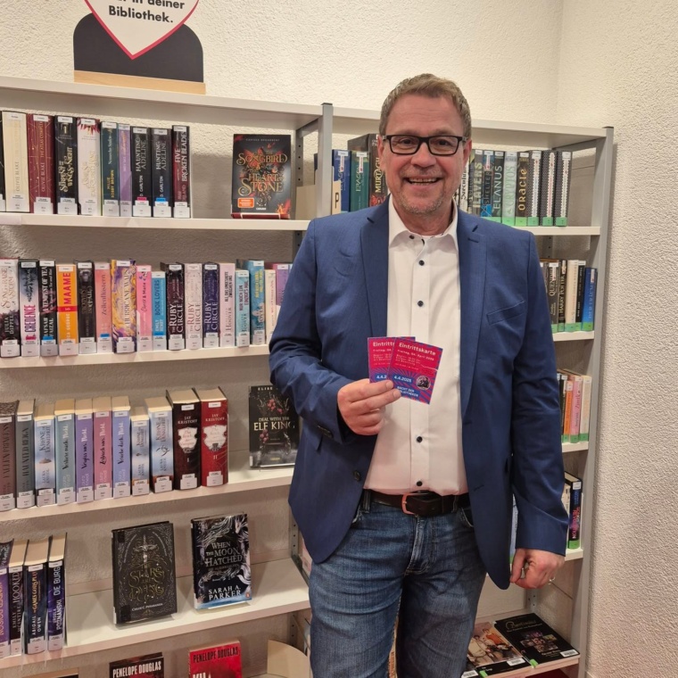 Frank Wohlfahrt bei der Nacht der Bibliotheken