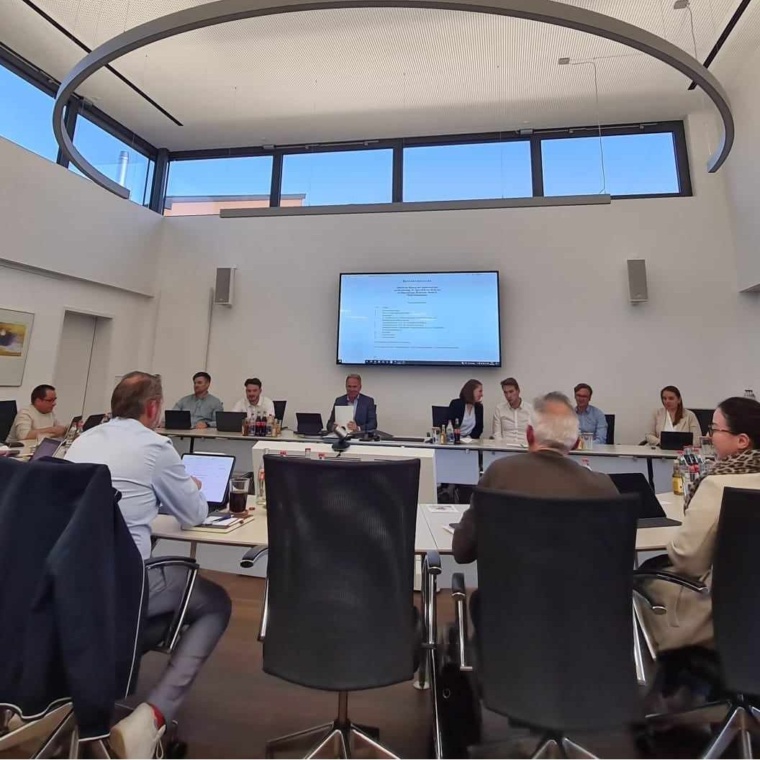 Frank Wohlfahrt zu Gast bei der Gemeinderatssitzung