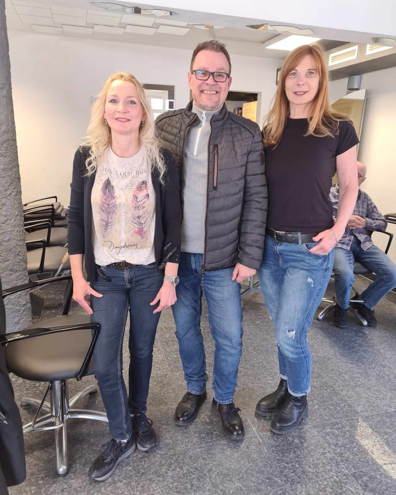 Frank Wohlfahrt im Freiseursalon Sarnow