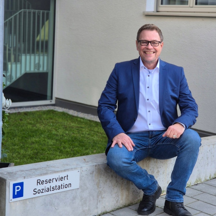 Frank Wohlfahrt beim Haus am Gänsebrunnen