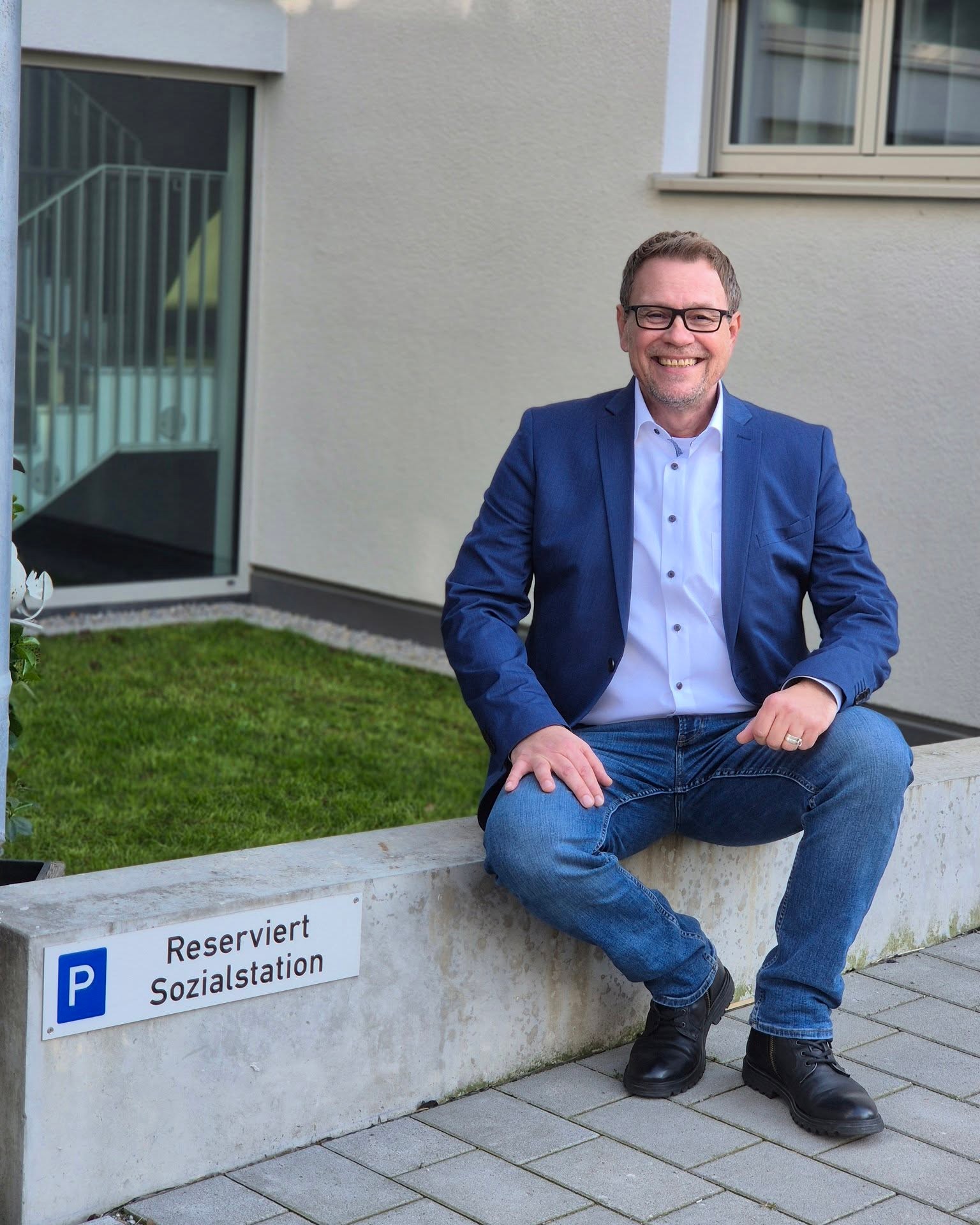 Frank Wohlfahrt beim Haus am Gänsebrunnen