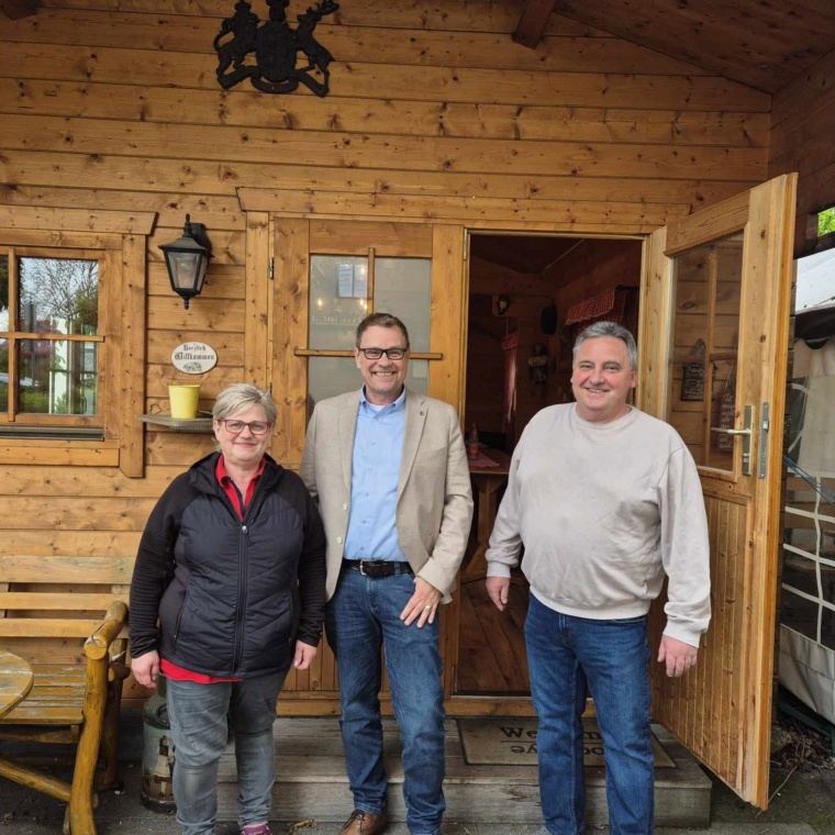 Frank Wohlfahrt bei der Metzgerei Holzwarth
