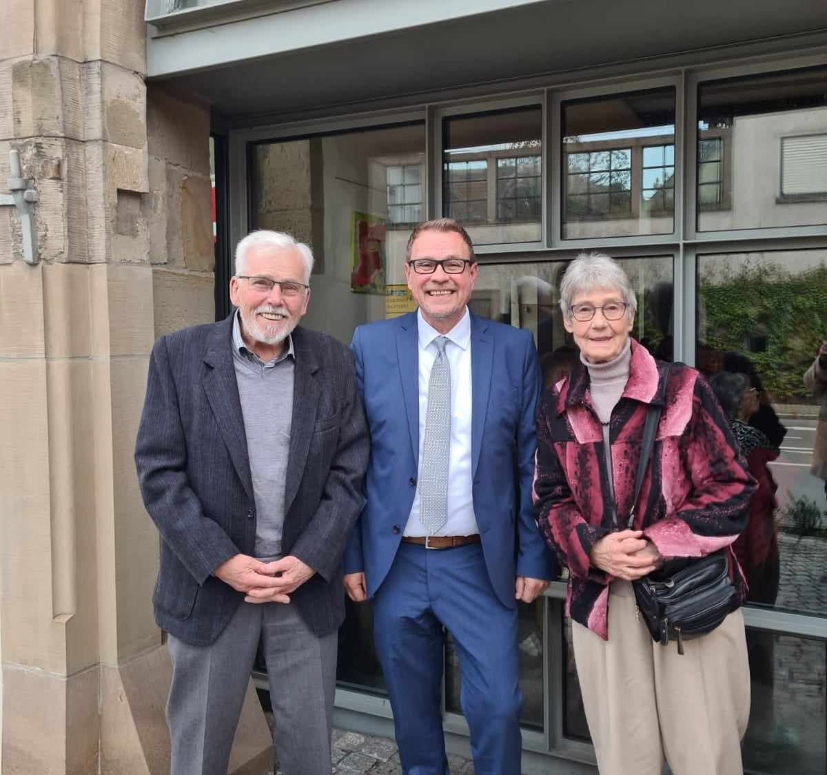 Frank Wohlfahrt mit Eltern