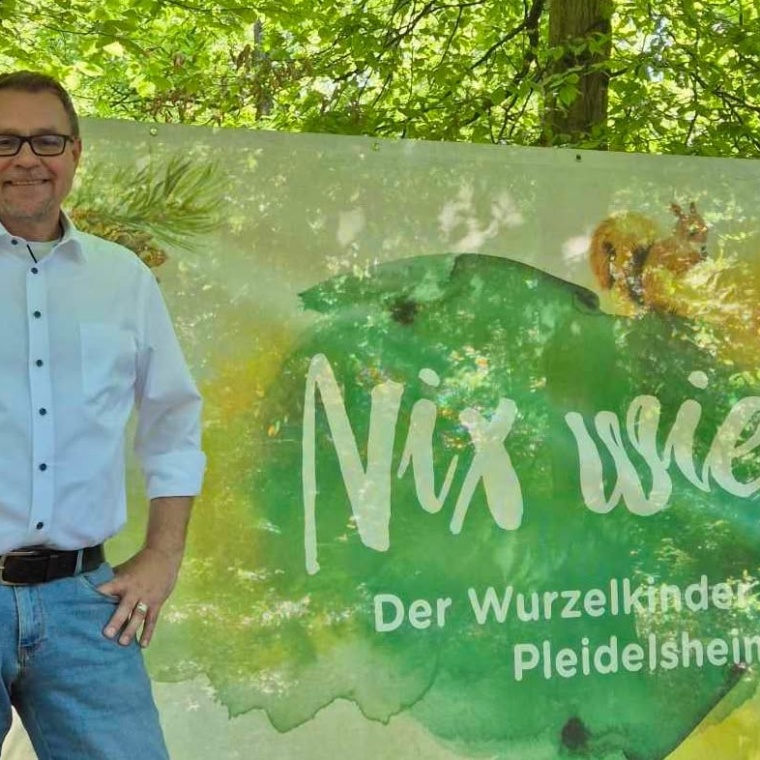 Frank Wohlfahrt beim Wurzelfest