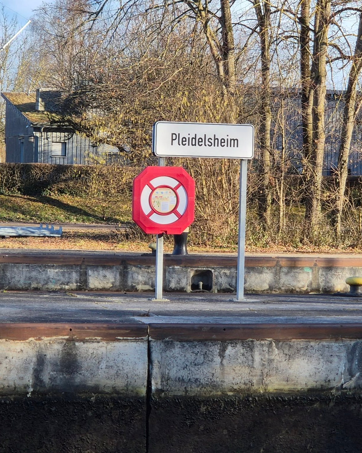 Pleidelsheimer Schleuse