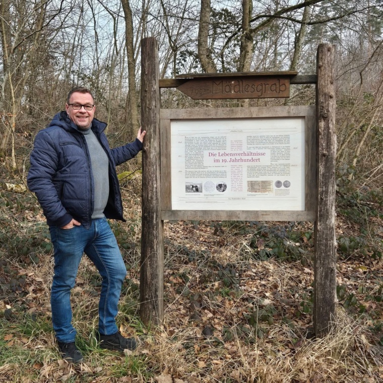 Frank Wohlfahrt im Hardtwald