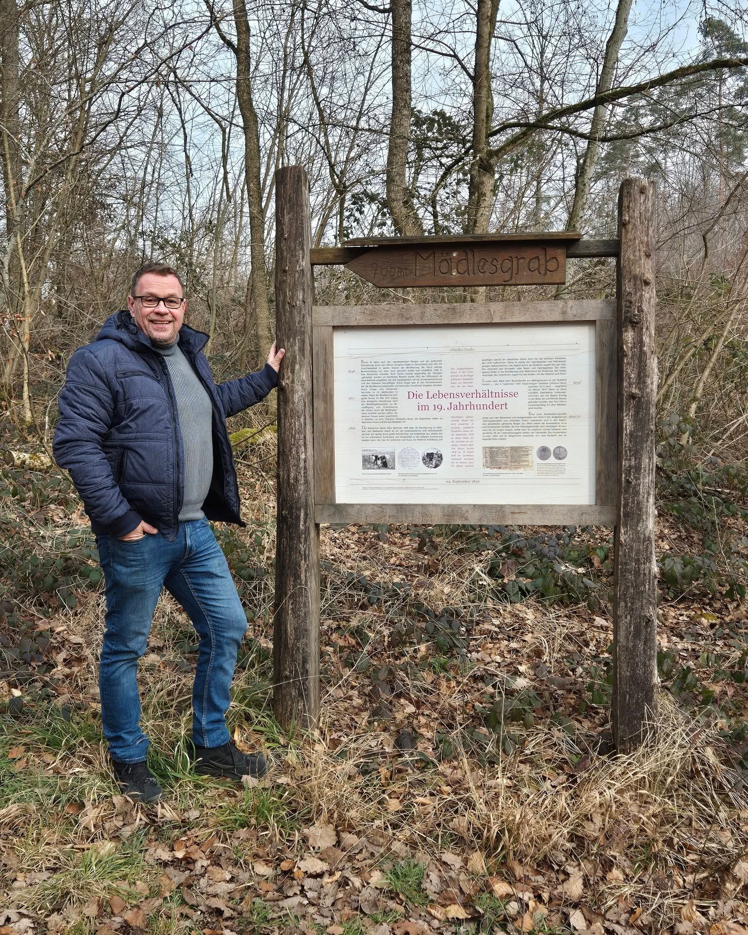 Frank Wohlfahrt im Hardtwald